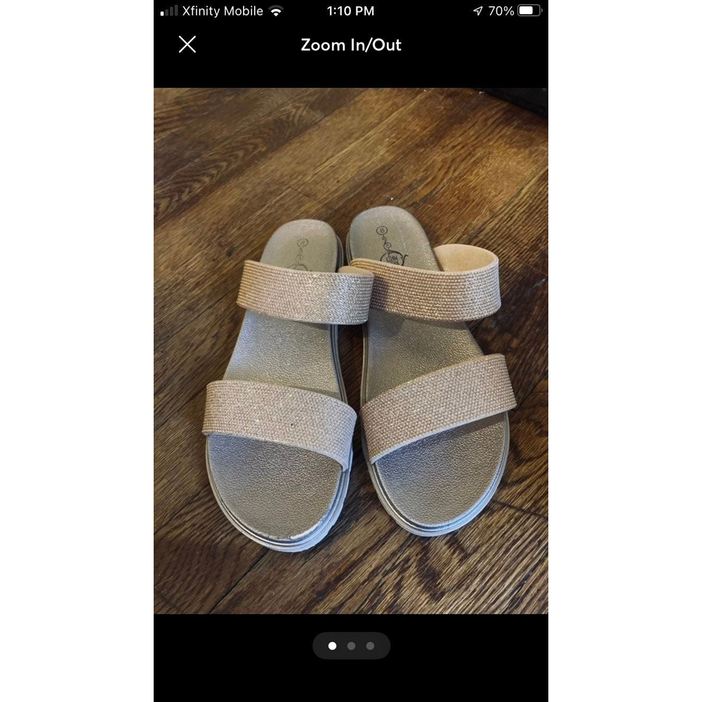Sparkly Sandals Sz 8
